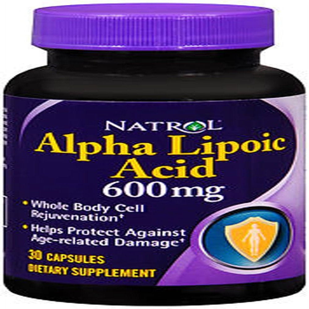 Natrol - Alpha Lipoic Acid Antioxidant Protection 600 Mg. - 30 Capsules