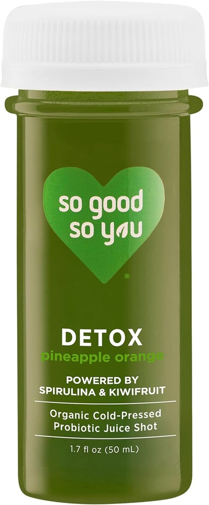 So Good so You Organic Pineapple Orange Detox Shot, 1.7 OZ