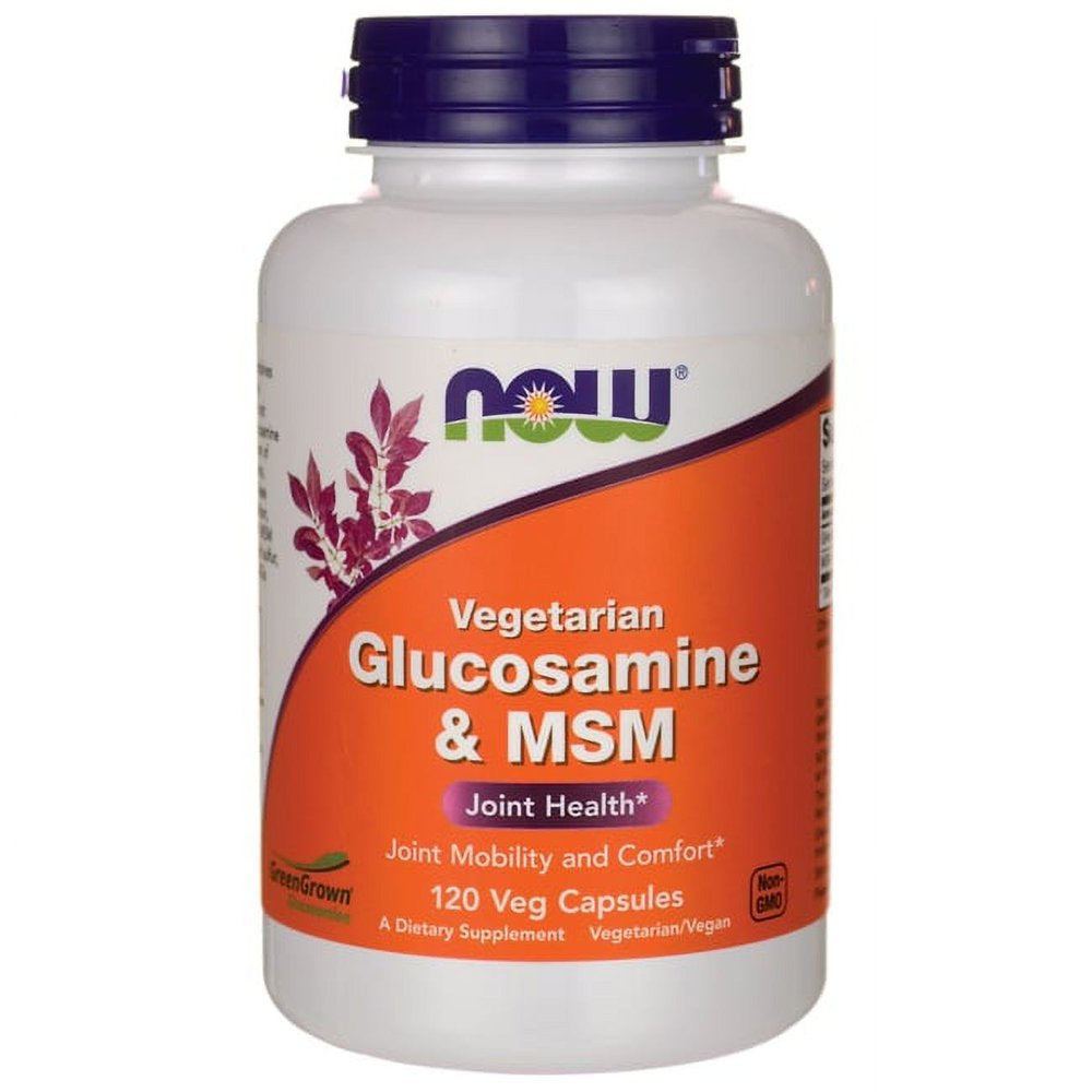 NOW Foods Vegetarian Glucoasmine & MSM Joint Health Support, 120 Ct
