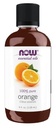 NOW Essential Oils, Orange Oil, Uplifting Aromatherapy Scent, Cold Pressed, 100% Pure, Vegan, Child Resistant Cap, 4-Ounce