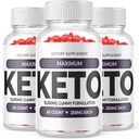 (3 Pack) Maximum Keto Gummies - Supplement for Weight Loss - Energy & Focus Boosting Dietary Supplements for Weight Management & Metabolism - Fat Burn - 180 Gummies