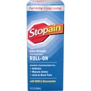 Stopain Extra Strength Pain Relieving Roll-On with MSM & Glucosamine, 3Oz
