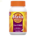 Metamucil 3-In-1 Psyllium Fiber Supplement Capsule, 160 Ct
