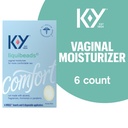 Silicone Lube K-Y Liquibeads 6 Ct Personal Lubricant for Adult Couples, Women, Pleasure Enhancer, Sensual Massage Vaginal Moisturizer Beads, Hormone & Paraben Free, Easy Apply, Latex Condom Compatible