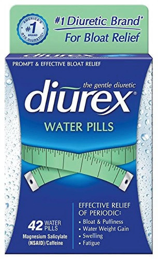 Diurex Diuretic Water Pills, 42 Count (Pack of 18)