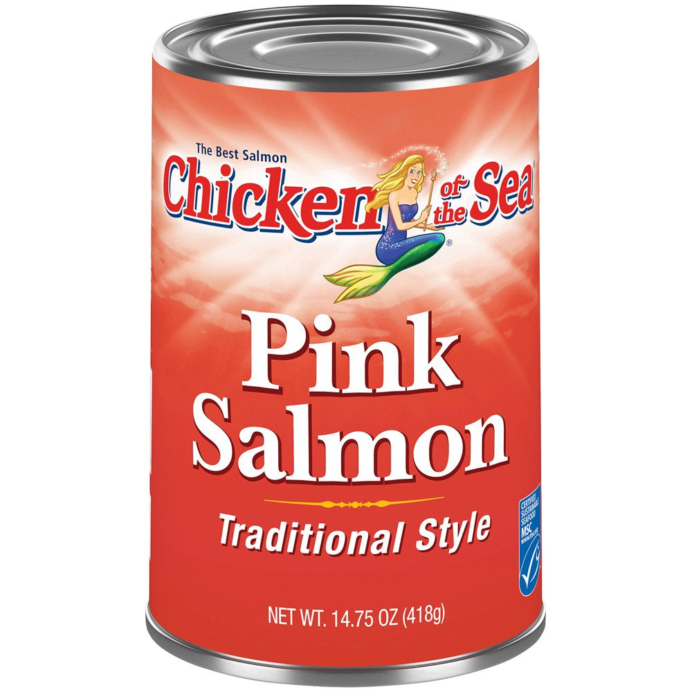 Chicken of the Sea Traditional Style Pink Salmon, 14.75 Oz Can