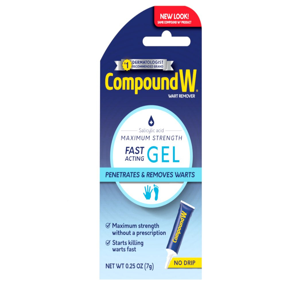Compound W Maximum Strength Wart Remover Fast Acting Gel 0.25 OZ