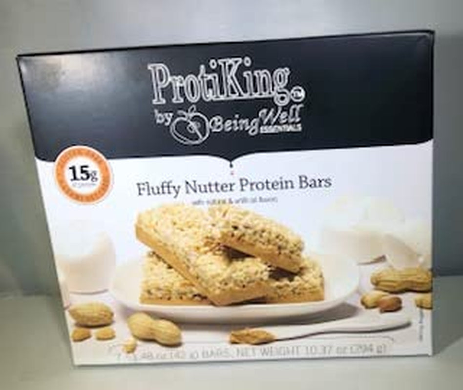 Proti King by BWE Fluffy Nutter VLC Protein Bars - THREE PACK - 21 Bars