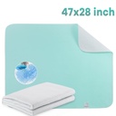 Bed Pad,Zpl Incontinence Reusable Bed Pad,Heavy Absorbent Waterproof Washable Underpad,47 X 28 Inch