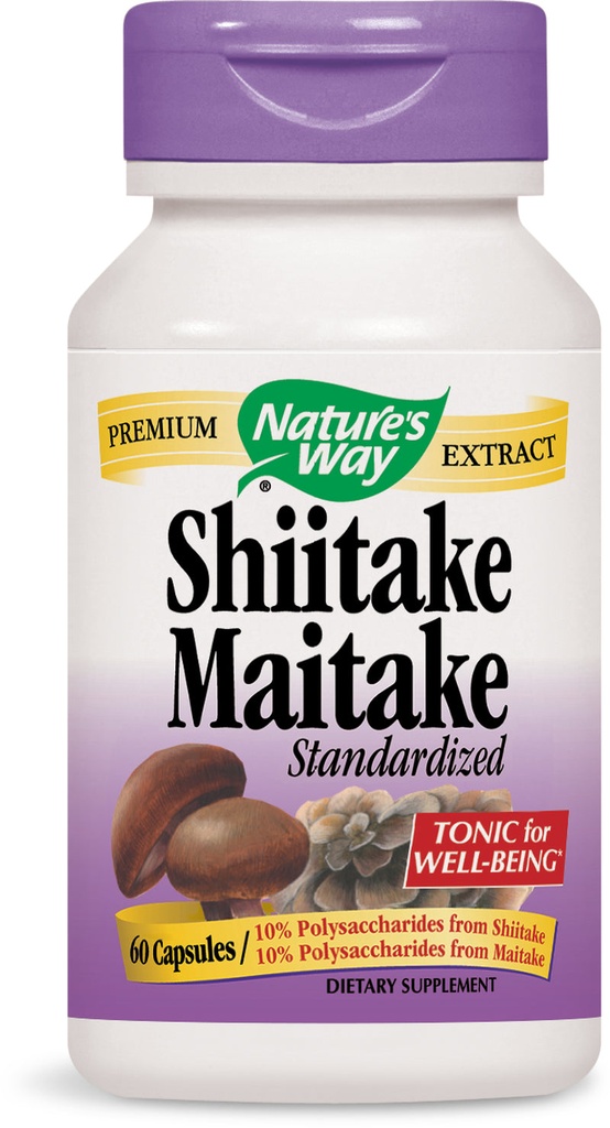 Nature'S Way Shiitake?Maitake Standardized Capsule, 60 Count