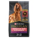 Purina Pro Plan Sensitive Skin and Stomach Dog Food with Probiotics for Dogs, Turkey & Oat Meal Formula, 24 Lb. Bag
