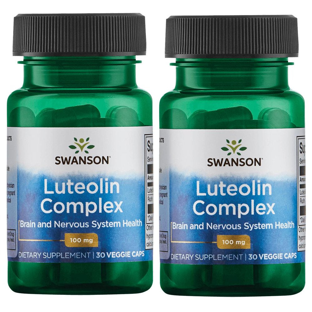 Swanson Luteolin Complex 100 Mg 30 Veg Caps 2 Pack