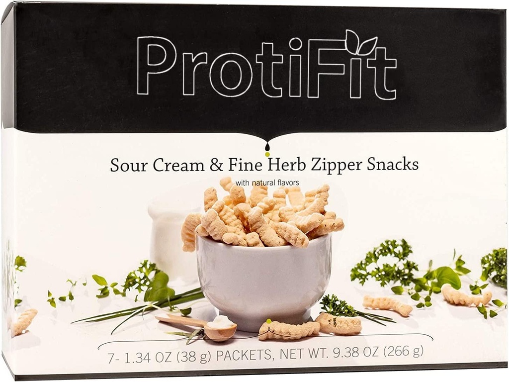 Proti Fit Sour Cream and Herb Zippers Ideal Protein Compatible