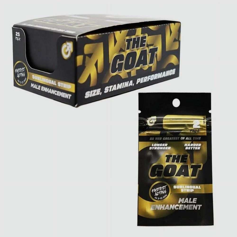 The Goat Male Enhancement Sublingual Strips 25Pk
