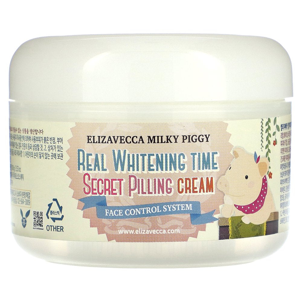 Elizavecca Milky Piggy, Secret Pilling Cream, Face Control System, 3.53 Oz (100 G)
