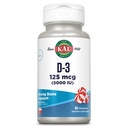 KAL Ultra D3, Chewable, Peppermint (Btl-Plastic) 5000IU 60Ct