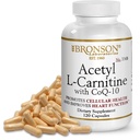 Bronson Acetyl L-Carnitine with Coq10, 120 Capsules