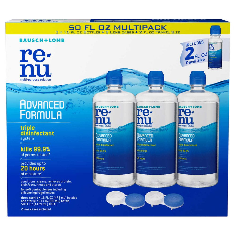 Renu Advanced Formula Multi-Purpose Solution, 50 Ounces