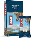 CLIF BARS - Energy Bars - Peanut Butter Banana with Dark Chocolate - Made with Organic Oats - Plant Based Food - Vegetarian - Kosher (2.4 Ounce Protein Bars, 12 Count) Packaging May Vary