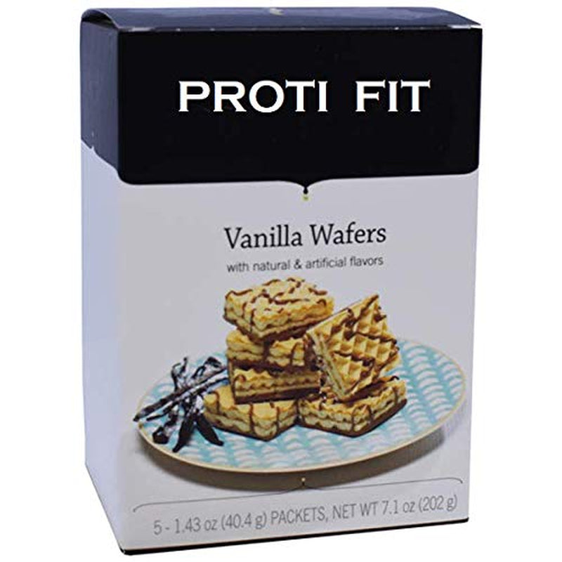 Bariatrix Vanilla Wafer Square for Weight Loss - 15 Grams of Protein - 5 Box Serving - by Proti Fit