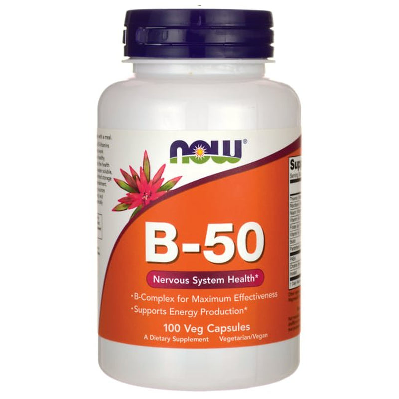 B-50, 100 Veg Capsules, NOW Foods