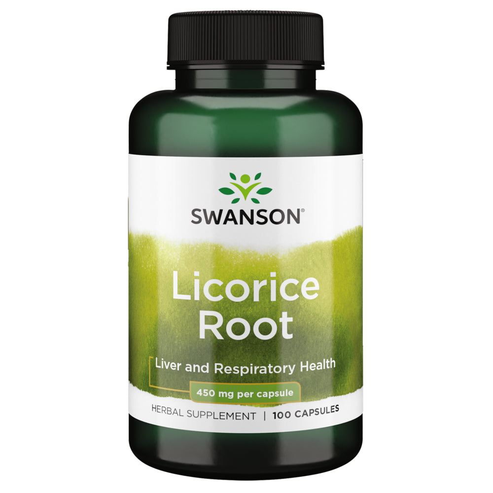 Swanson Licorice Root 450 Mg 100 Capsules
