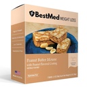 Bestmed - High Protein Snack Bar - Low-Carb, 10G Protein, Low Sugar, Low Calorie, Weight Loss (Peanut Butter Mousse, 1 Box - 7 Count)