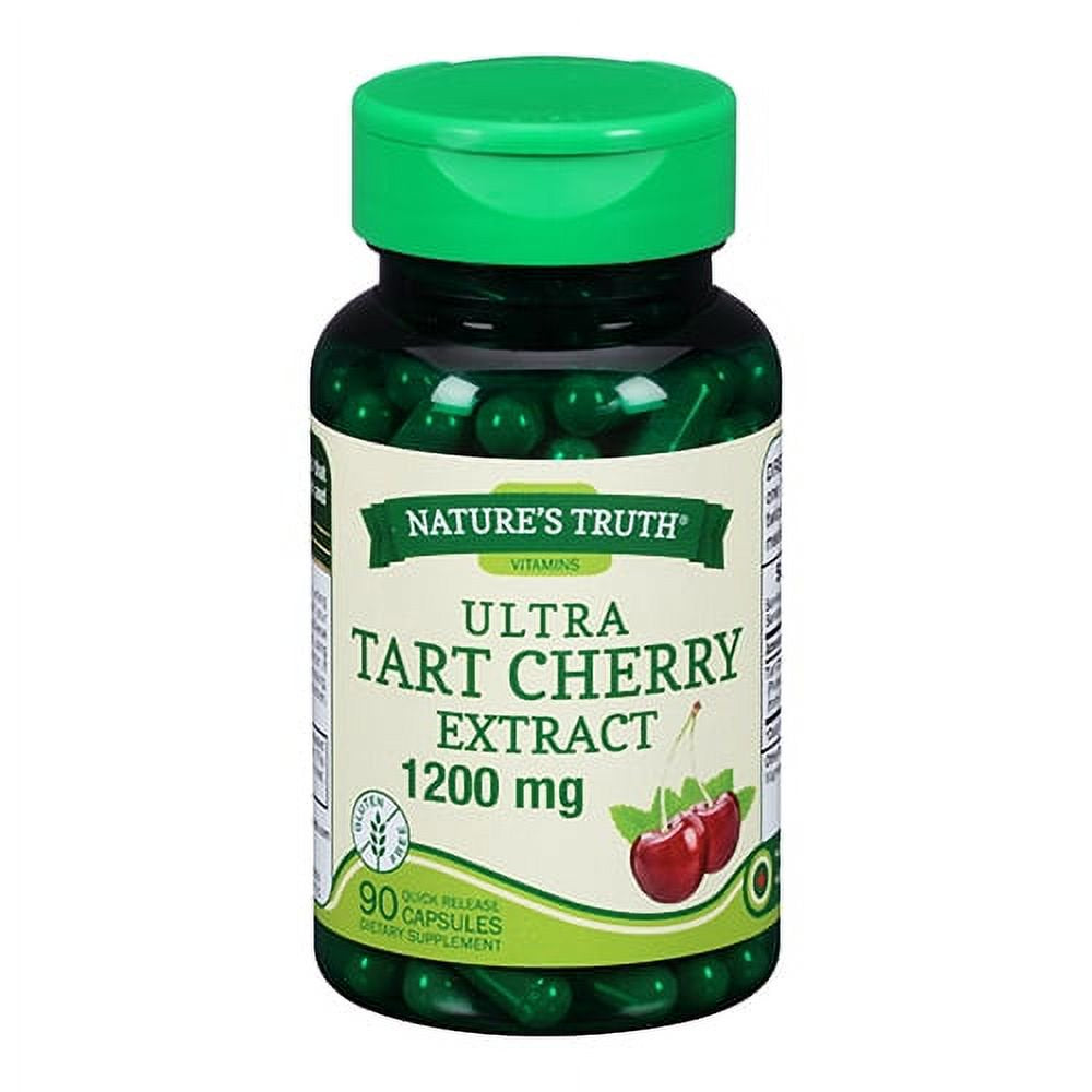 Natures Truth Ultra Tart Cherry Extract 1200Mg Quick Release Capsules, 90 Ea, 6 Pack