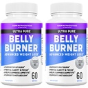 Belly Fat Burner Pills - CLA - Conjugated Linoleic Acid Softgels - Slim Stomach & Abdominals - Natural & Keto Diet Friendly Supplement for Men & Women - 120 Servings - 2 Bottles