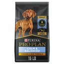 Purina Pro Plan High Protein Adult Dry Dog Food Calm & Balanced, Chicken & Rice, 16 Lb Bag