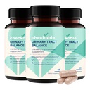 Checkable® Urinary Tract Balance - Bladder Health and Urinary Tract Cleanser Vitamins for Men and Women - 1350Mg with D-Mannose and Cranberry - 180 Capsules