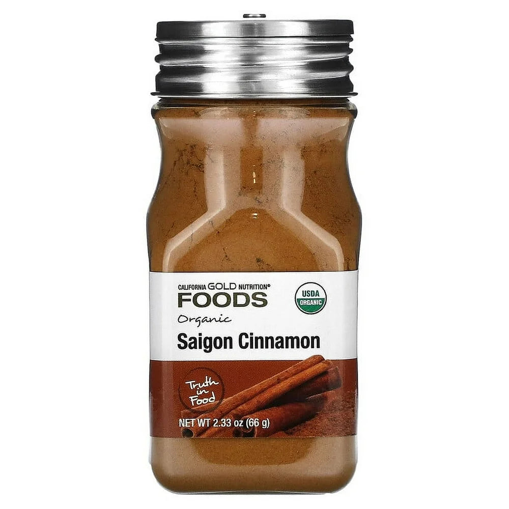 California Gold Nutrition, Organic Saigon Cinnamon, 2.33 Oz