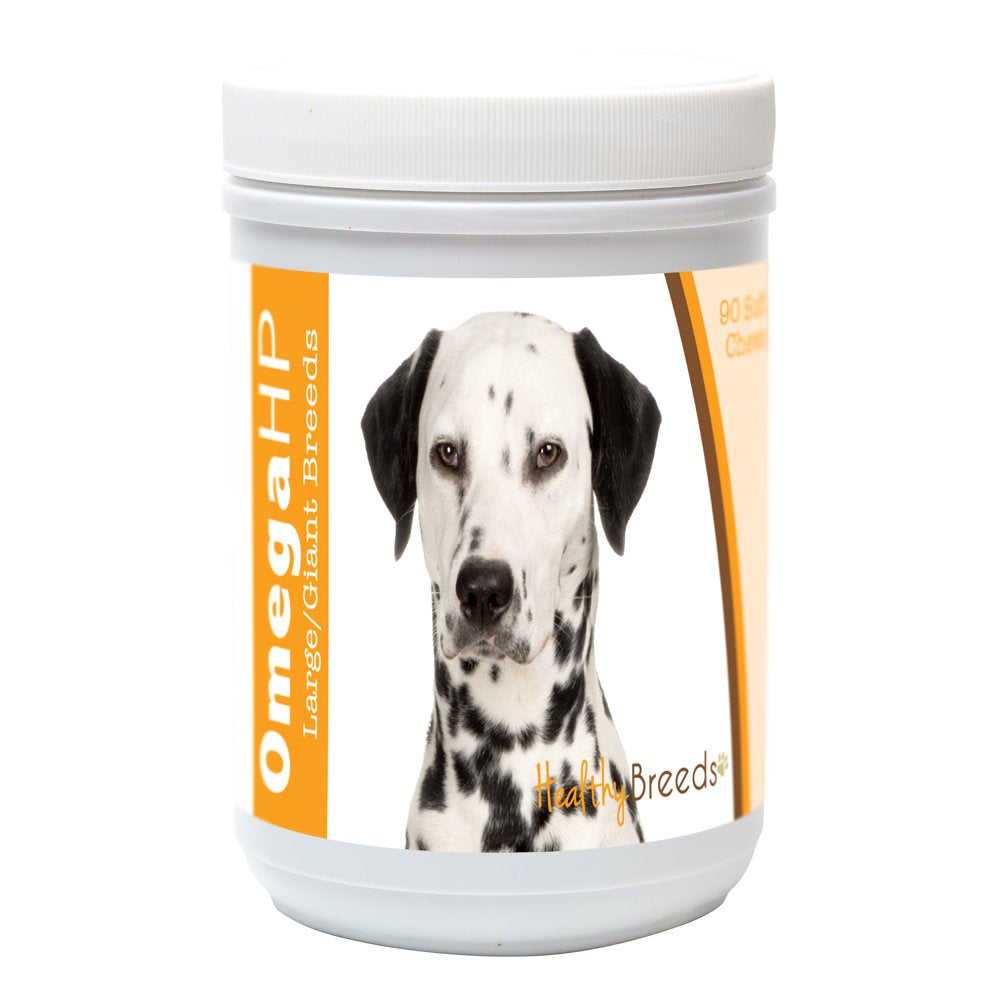 Healthy Breeds Dalmatian Omega HP Fatty Acid Skin and Coat Support Soft Chews