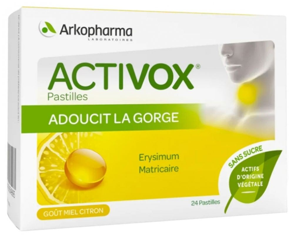 Arkopharma Activox Honey Lemon Aroma 24 Lozenges