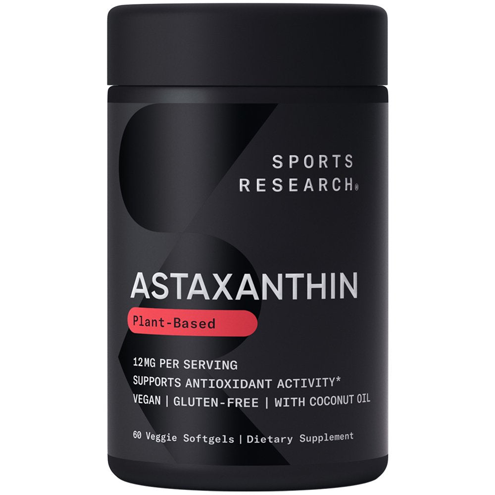 Sports Research Vegan Icelandic Astaxanthin 12Mg - 60 Softgels
