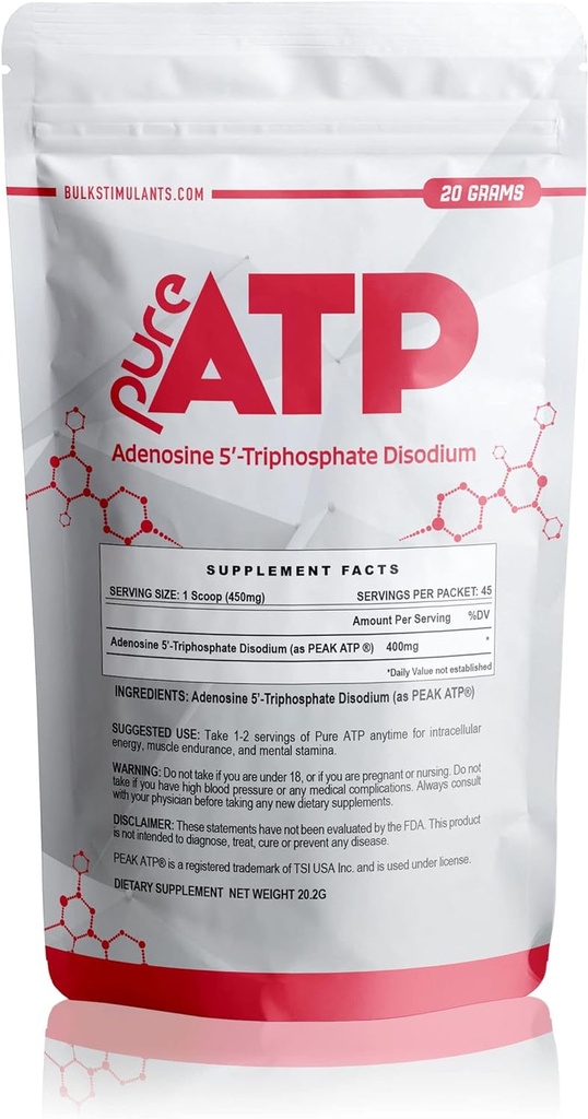 Pure ATP Powder - Energy, Strength & Recovery
