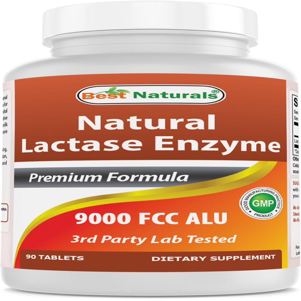 Lactase Enzyme 90 Tablets - Lactose Relief