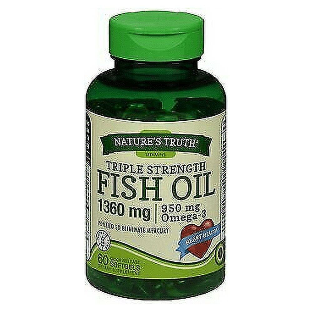 Nature's Truth Fish Oil 1360mg - 60 Softgels x 5 Pack