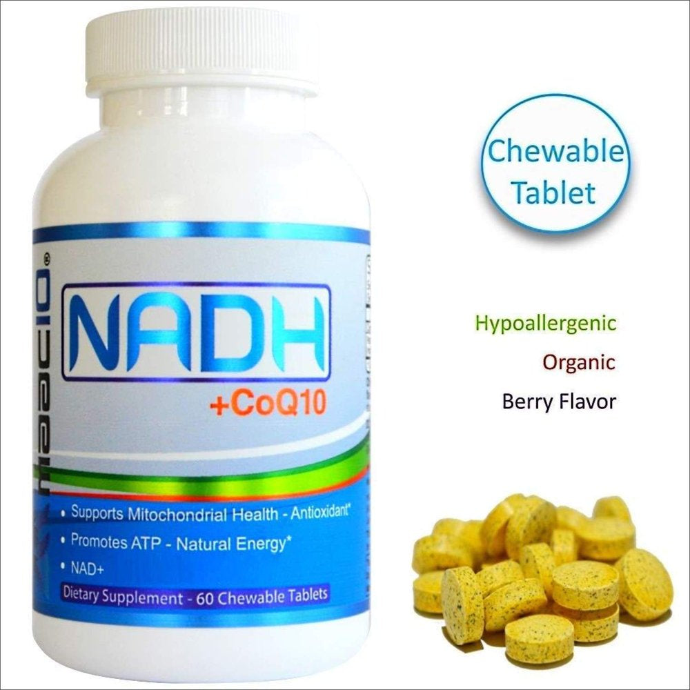 NADH + CoQ10 Supplement - Energy & Cellular Support
