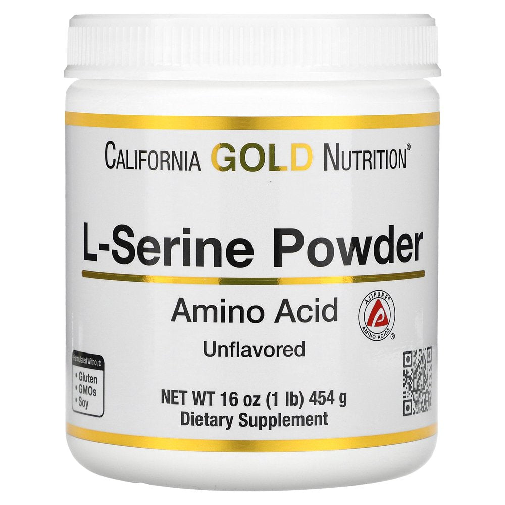 L-Serine Powder - California Gold Nutrition - 1 Lb