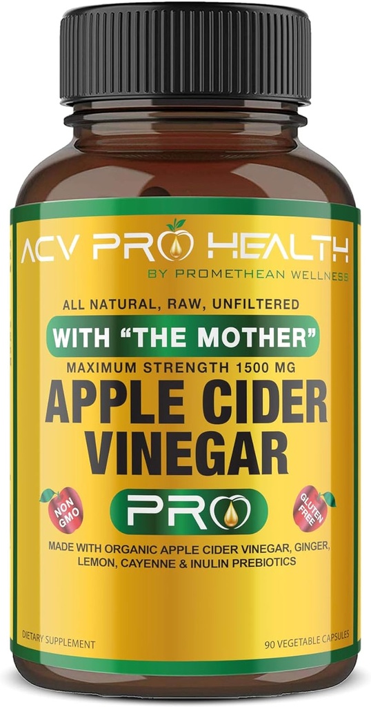 Organic ACV Capsules - Detox, Gut Health & Relief