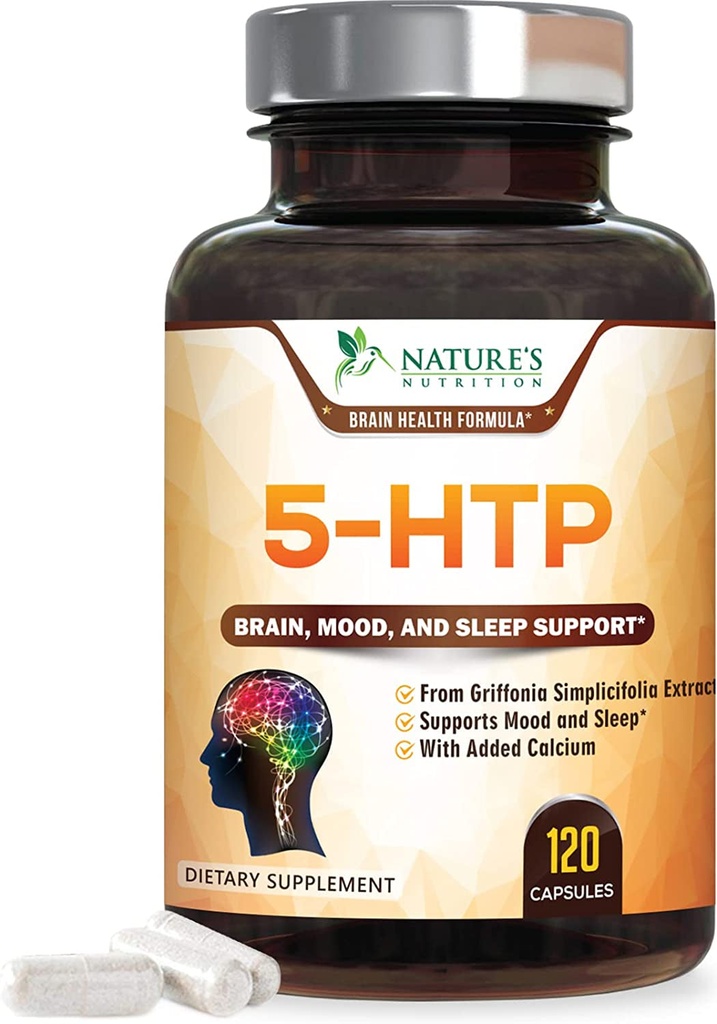 5-HTP Capsules 200mg - Mood & Calm Support