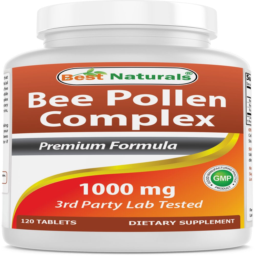 Bee Pollen Complex 1000mg - Best Naturals - 120 Tablets