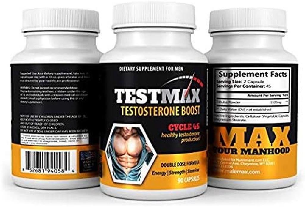 Testmax Male Enhancer - Boost Testosterone & Muscle