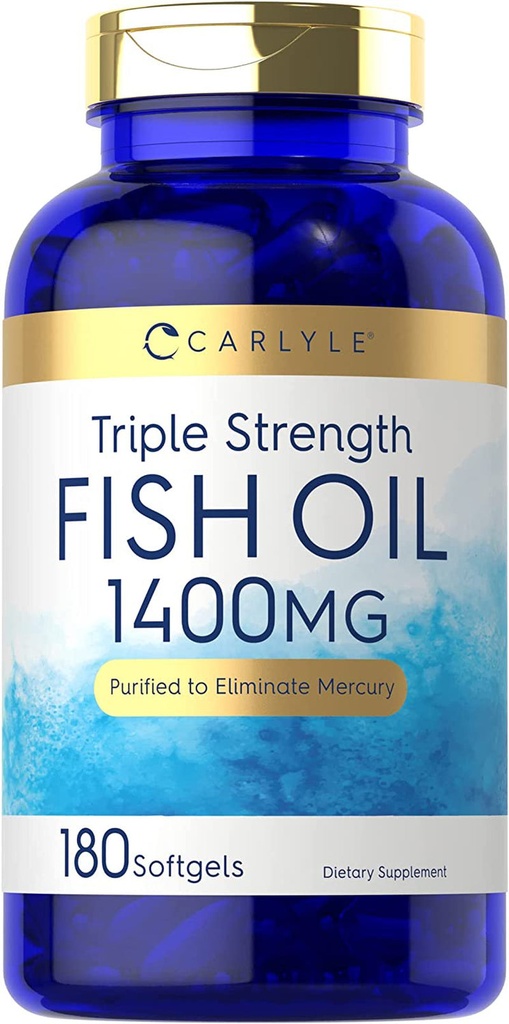 Triple Strength Fish Oil - Carlyle Supplements