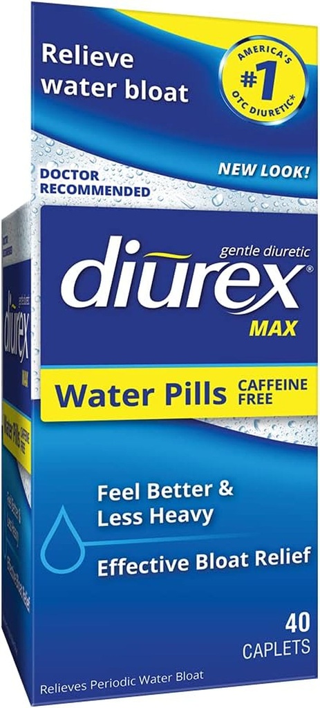 Diurex Max Water Pills - Bloat Relief