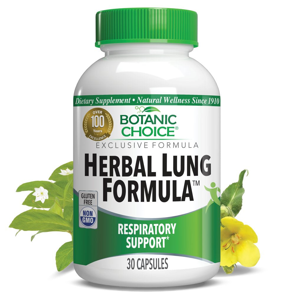 Lung Support Supplement | Botanic Choice - 30 Ct