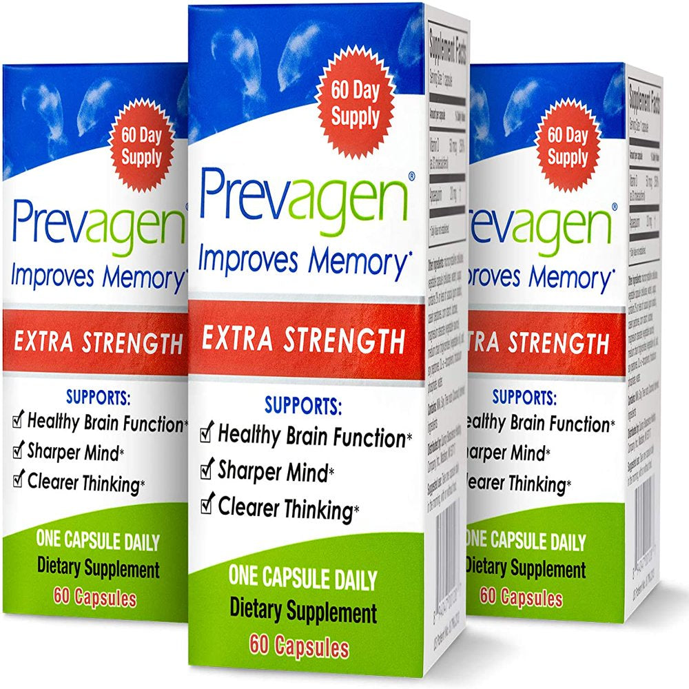 Prevagen Extra Strength - Memory Support | 60 Caps x 3