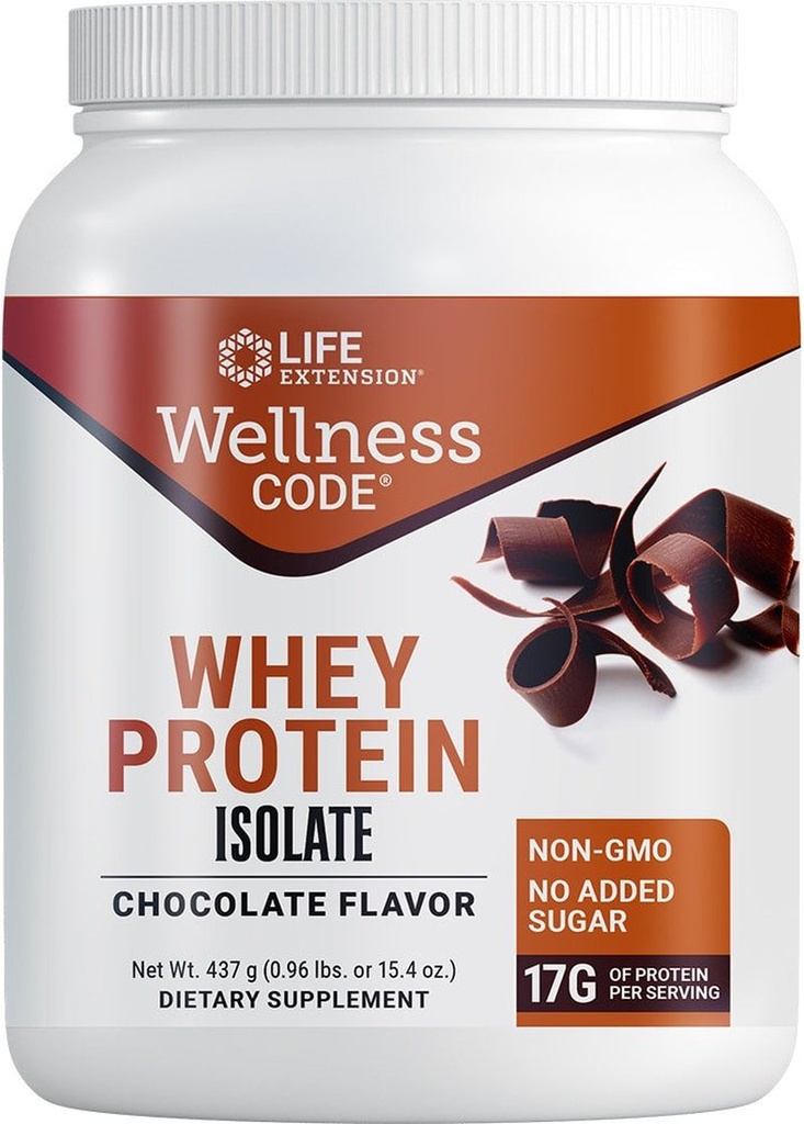 Whey Protein Isolate - Chocolate - Life Extension