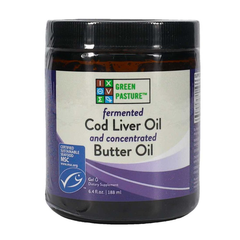 Fermented Cod Liver Oil & Butter Oil Gel - 6.4oz